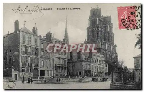 Cartes postales Orleans Place de l'Etape