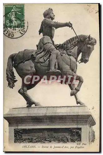 Cartes postales Orleans Statue de Jeanne D'Arc