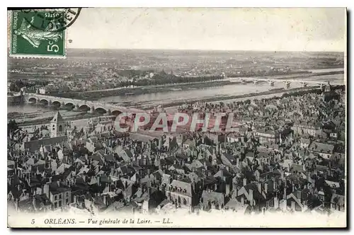 Cartes postales Orleans Vue generale de la Loire