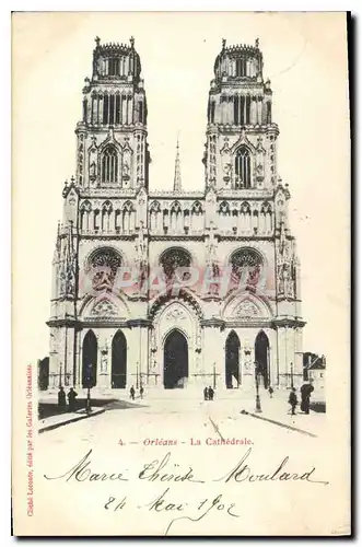 Cartes postales Orleans La Cathedrale