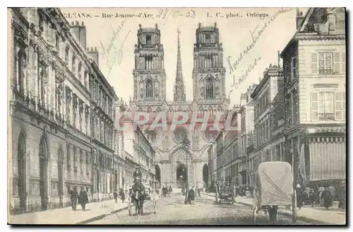 Cartes postales Orleans Rue Jeanne D'Arc