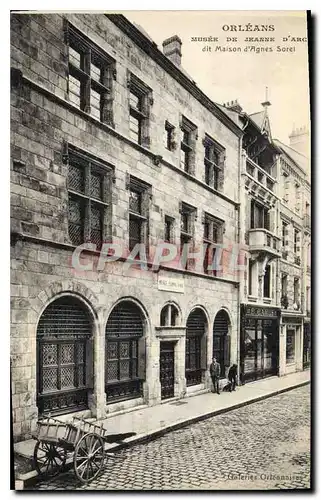 Cartes postales Orleans Musee de Jeanne D'Arc dit Mason d'Agnes Sorel