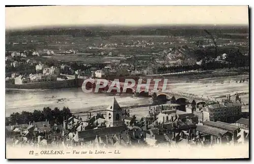 Cartes postales Orleans Vue sur la Loire