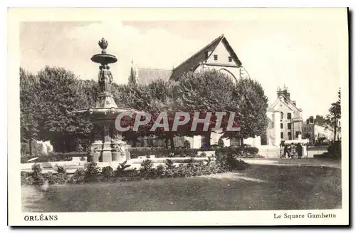 Cartes postales Orleans Le Square Gambetta