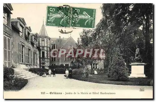 Cartes postales Orleans Jardin de la Mairie et Hotel Hardouineau