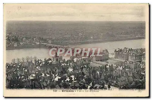 Cartes postales Orleans Vue a vol d'oiseau