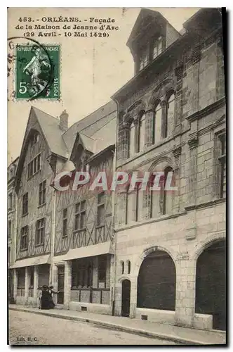 Cartes postales Orleans Facade de la Maison de Jeanne D'Arc