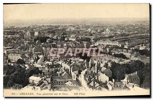 Cartes postales Orleans Vue generale sur la Gare