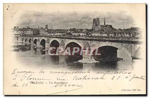 Cartes postales Orleans Vue panoramique
