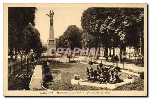 Cartes postales Orleans Monument de la Victoire Promenades du Mail