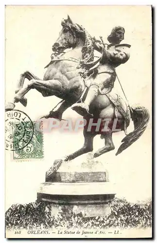 Cartes postales Orleans La Statue de Jeanne D'Arc