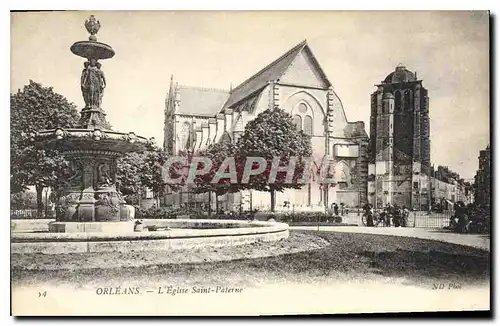 Cartes postales Orleans L'Eglise St Paterne