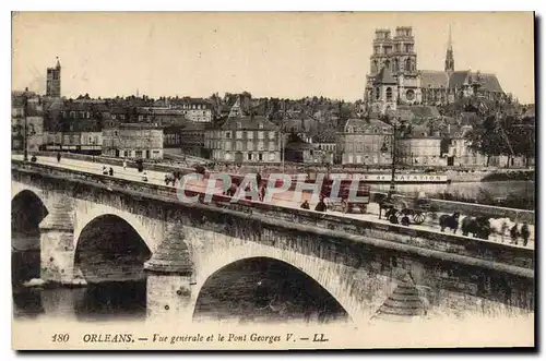 Ansichtskarte AK Orleans Vue generale et le Pont Georges V