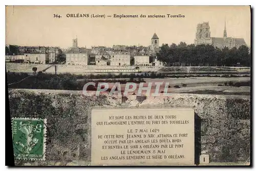 Ansichtskarte AK Orleans Loiret Emplacement des anciennes Tourelles