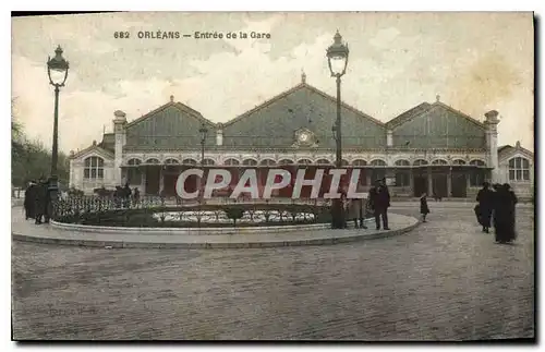 Cartes postales Orleans Entree de la Gare