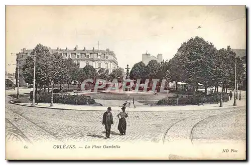 Cartes postales Orleans La Place Gambella