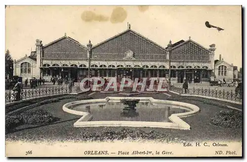 Cartes postales Orleans Place Albert I La Gare