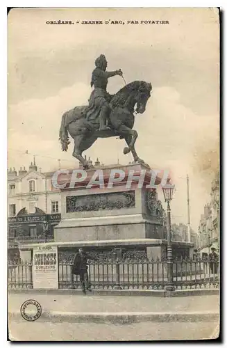 Cartes postales Orleans Jeanne d'Arc Par Foyatier