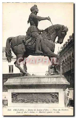 Cartes postales Orleans Statue de Jeanne d'Arc Place du Martroi Joan of Are's Statue
