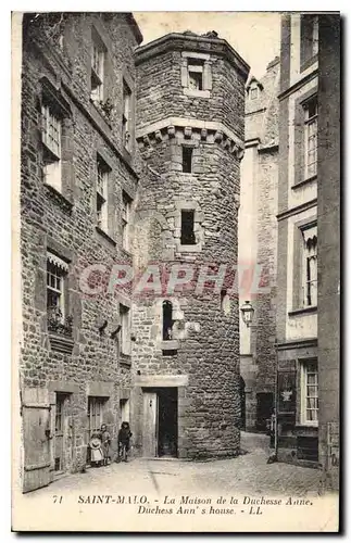 Ansichtskarte AK Saint Malo La Maison de la Duchesse Anne