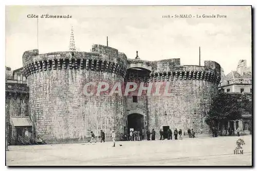 Cartes postales Cote d'Emeraude St Malo La Grande Porte