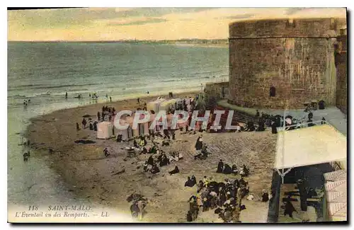 Cartes postales Saint Malo L'Eventail vu des Remparts