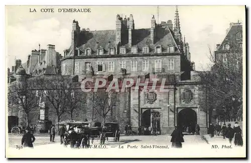 Ansichtskarte AK Cote d'Emeraude Saint Malo La Porte Vincent