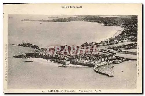 Cartes postales Cote d'Emeraude Saint Malo Bretagne Vie generale