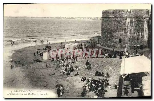 Cartes postales Saint Malo l'Eventail vu des Remparts