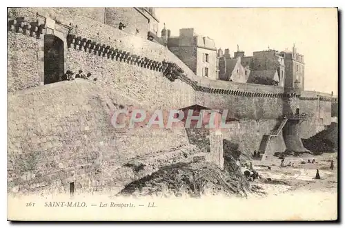 Cartes postales Saint Malo Les Remparts