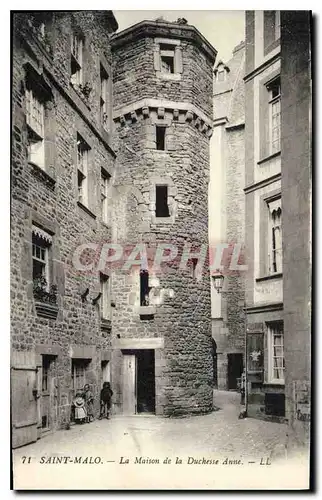 Ansichtskarte AK Saint Malo La Maison de la Duchesse Anne