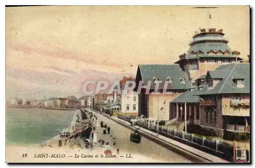 Cartes postales Saint Malo Le Casino et le Sillon