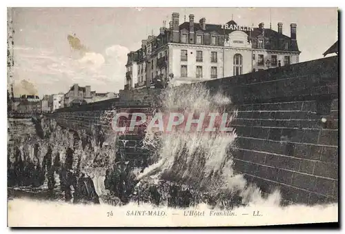 Cartes postales Saint Malo l'Hotel Franklin