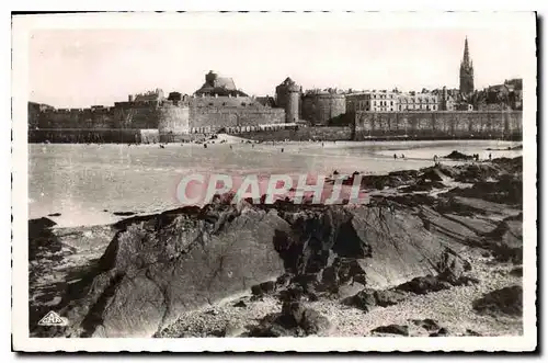 Ansichtskarte AK Saint Malo Vue prise du Fort National