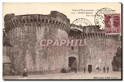 Cartes postales Cote d'Emeraude Saint Malo La Grande Porte