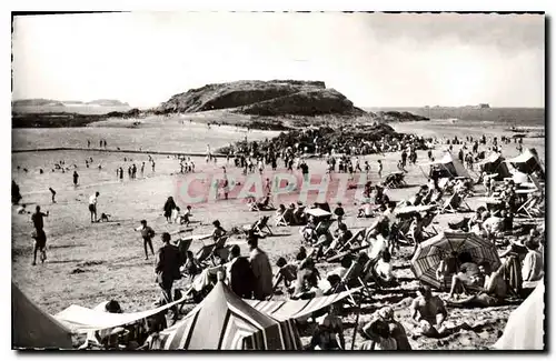 Ansichtskarte AK En Bretagne Saint Malo Plage de Bon Secours et le grand Bey