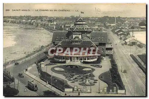 Ansichtskarte AK Saint Malo Le Casino vu du Chateau