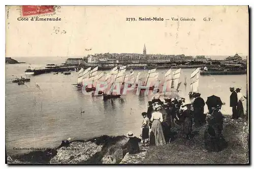 Cartes postales Cote d'Emeraude Saint Malo Vue Generale