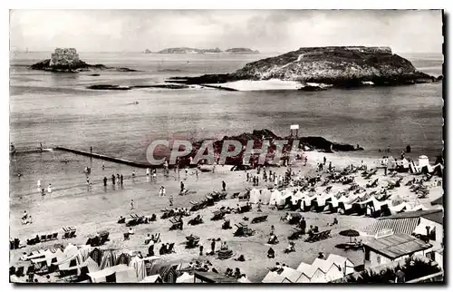 Ansichtskarte AK En Bretagne Saint Malo Plage de Bon Secours et les Beys