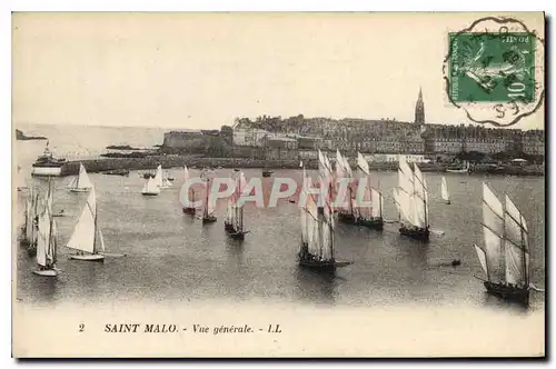 Cartes postales Saint Malo vue generale