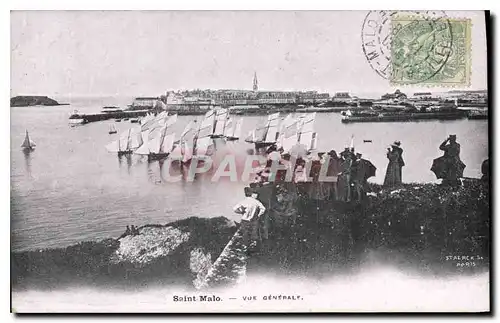 Cartes postales Saint Malo vue generale