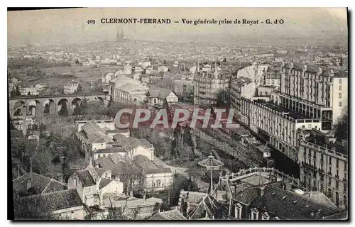 Ansichtskarte AK Clermont Ferrand vue generale prise de Royat