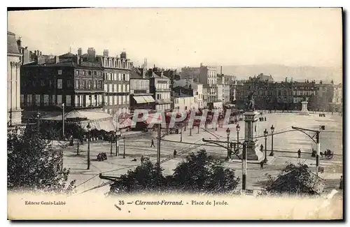 Cartes postales Clermont Ferrand place de Jaude