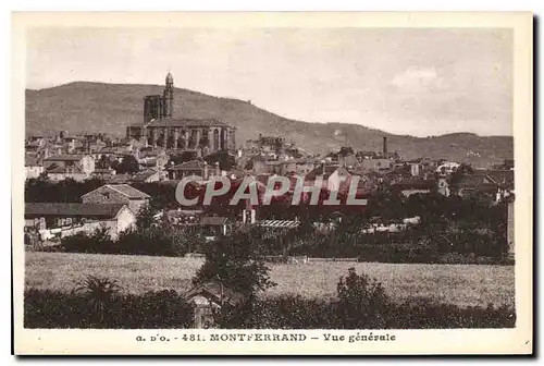 Cartes postales Mont Ferrand vue generale