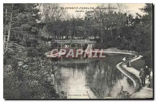 Cartes postales Clermont Ferrand Puy de Dome jardin Lecoq