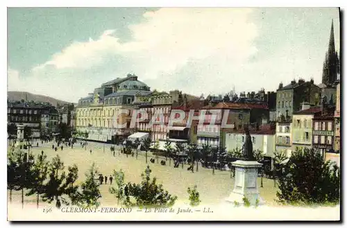 Cartes postales Clermont Ferrand la place de Jaude