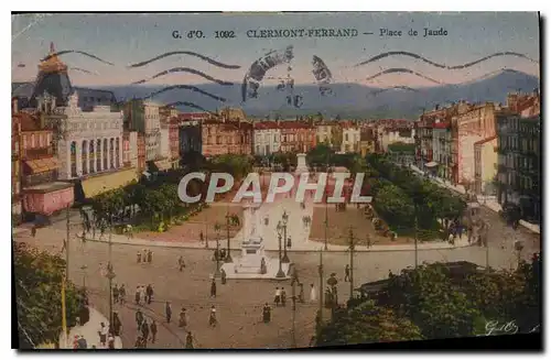 Cartes postales Clermont Ferrand place de Jaude