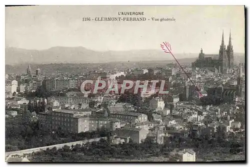 Cartes postales L'Auvergne Clermont Ferrand vue generale