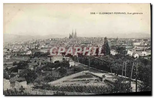 Cartes postales Clermont Ferrand vue generale