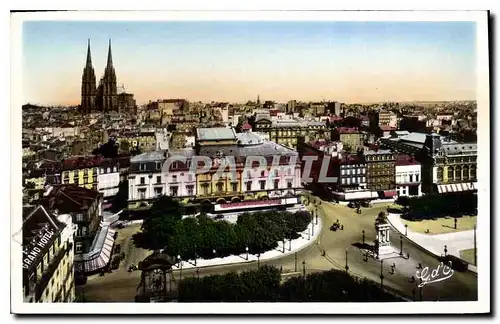 Cartes postales Clermont Ferrand place de Jaude